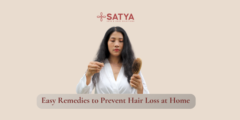 How to Control Hair Fall Naturally: A Comprehensive Guide by Satya Skin & Hair Solutions